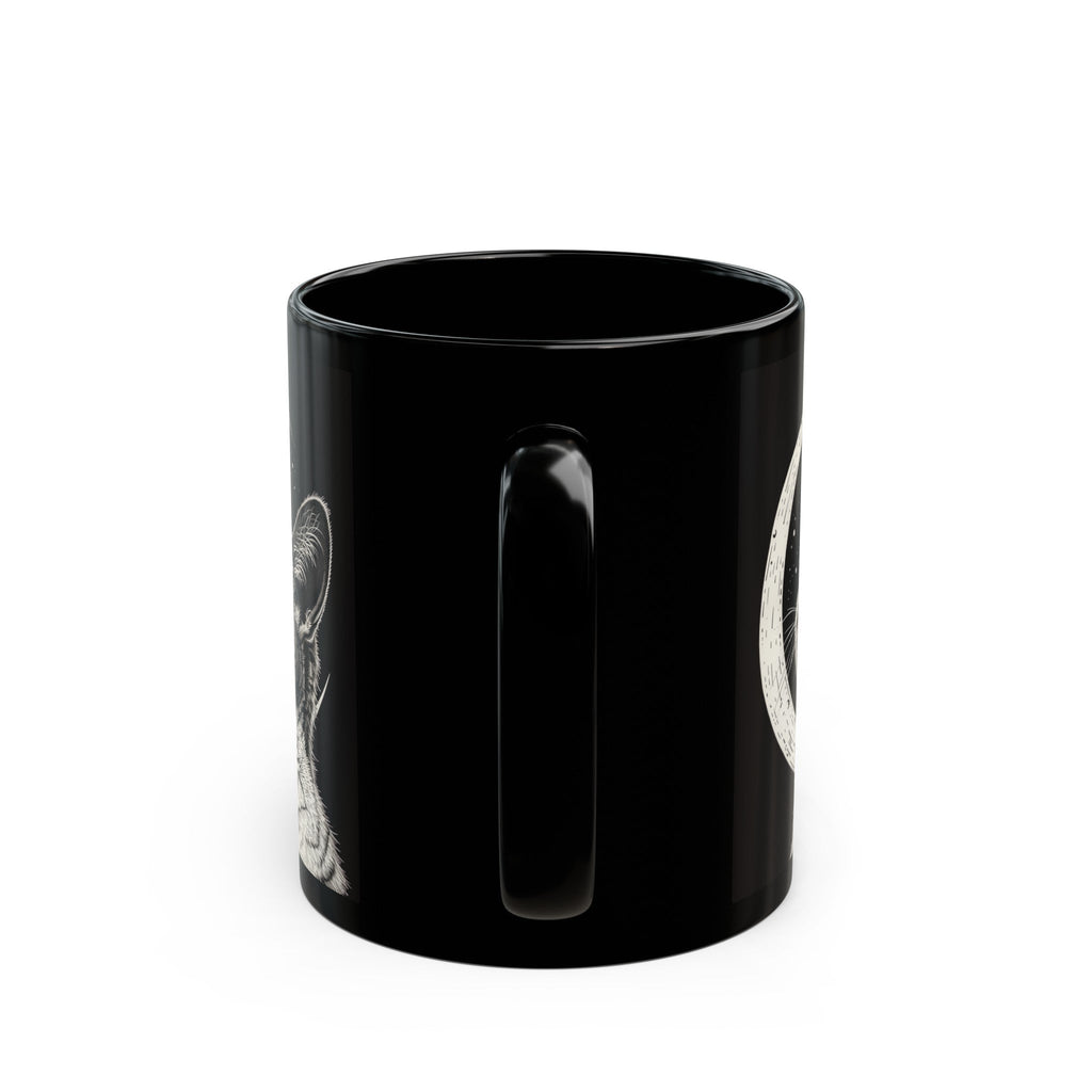 Crescent Moon Cat Mug