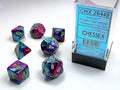 Purple & Teal Dice Set